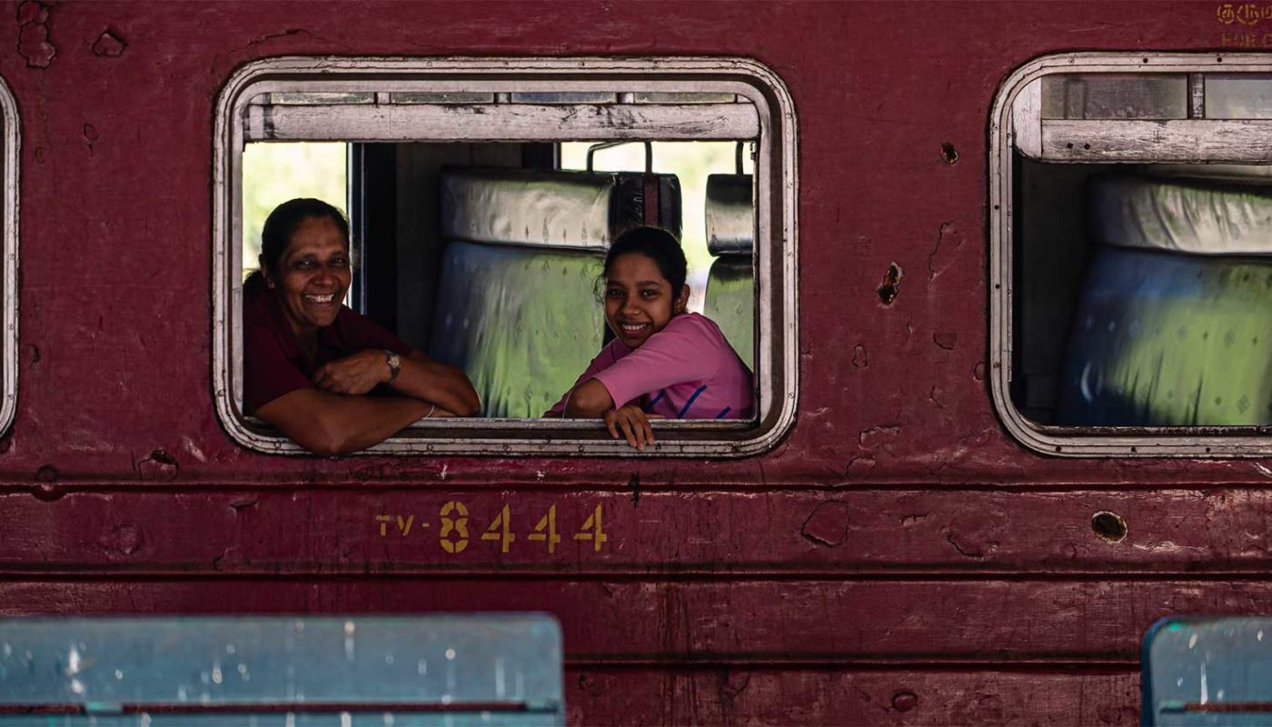 Sri Lanka en train